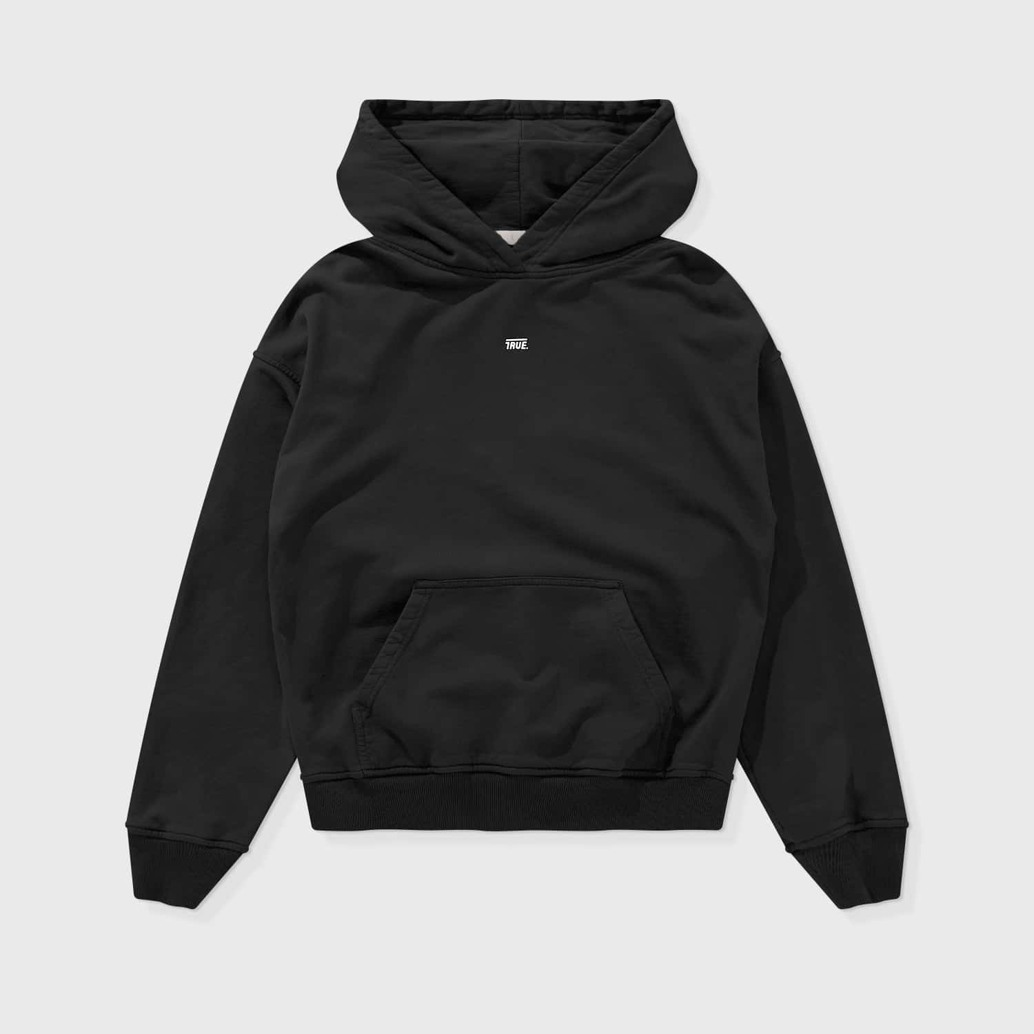 True Classic Hoodie - Deep Black