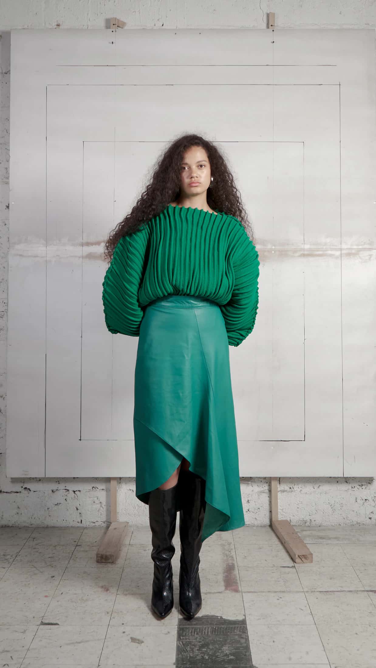 SNAIL ACCORDION SWEATER - miniatura 5
