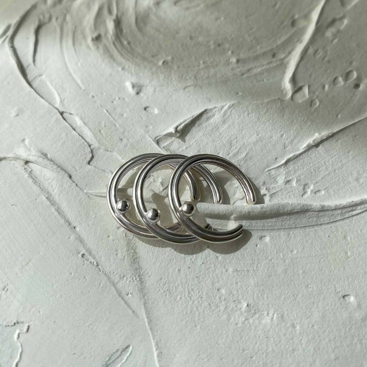 EAR CUFF LAMELL PLATA