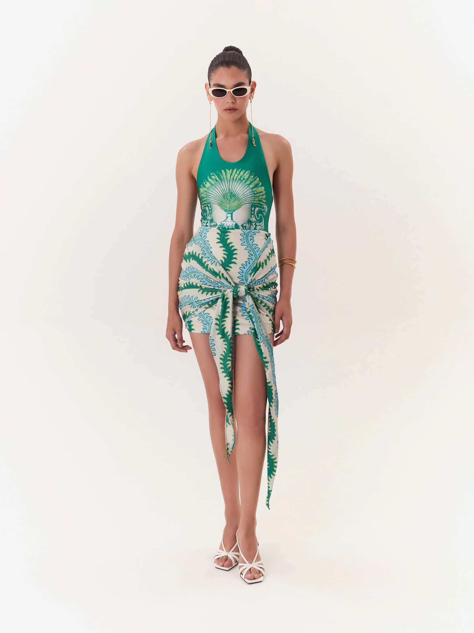 Falda Stretch Solar - Verde