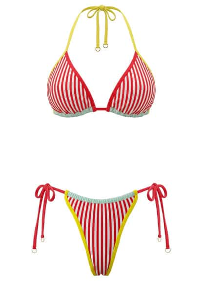 Maaji Tricolor Heat Katie Sliding Triangle Bikini Top - miniatura 6