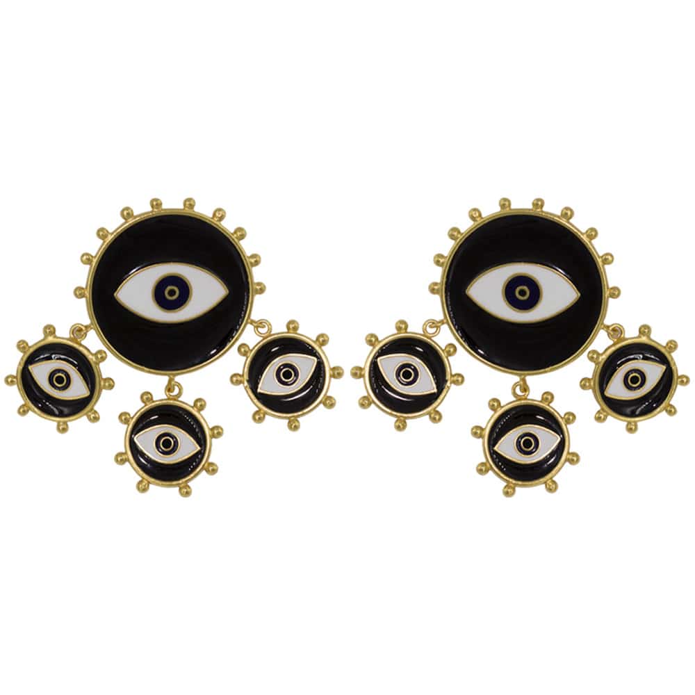 Aretes Triple Havana