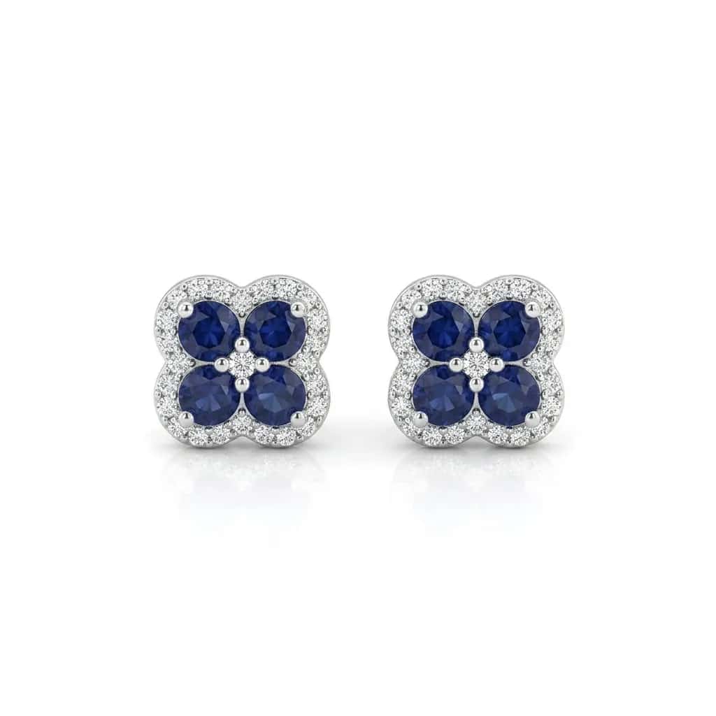 Verona Shapphire Studs - miniatura 1