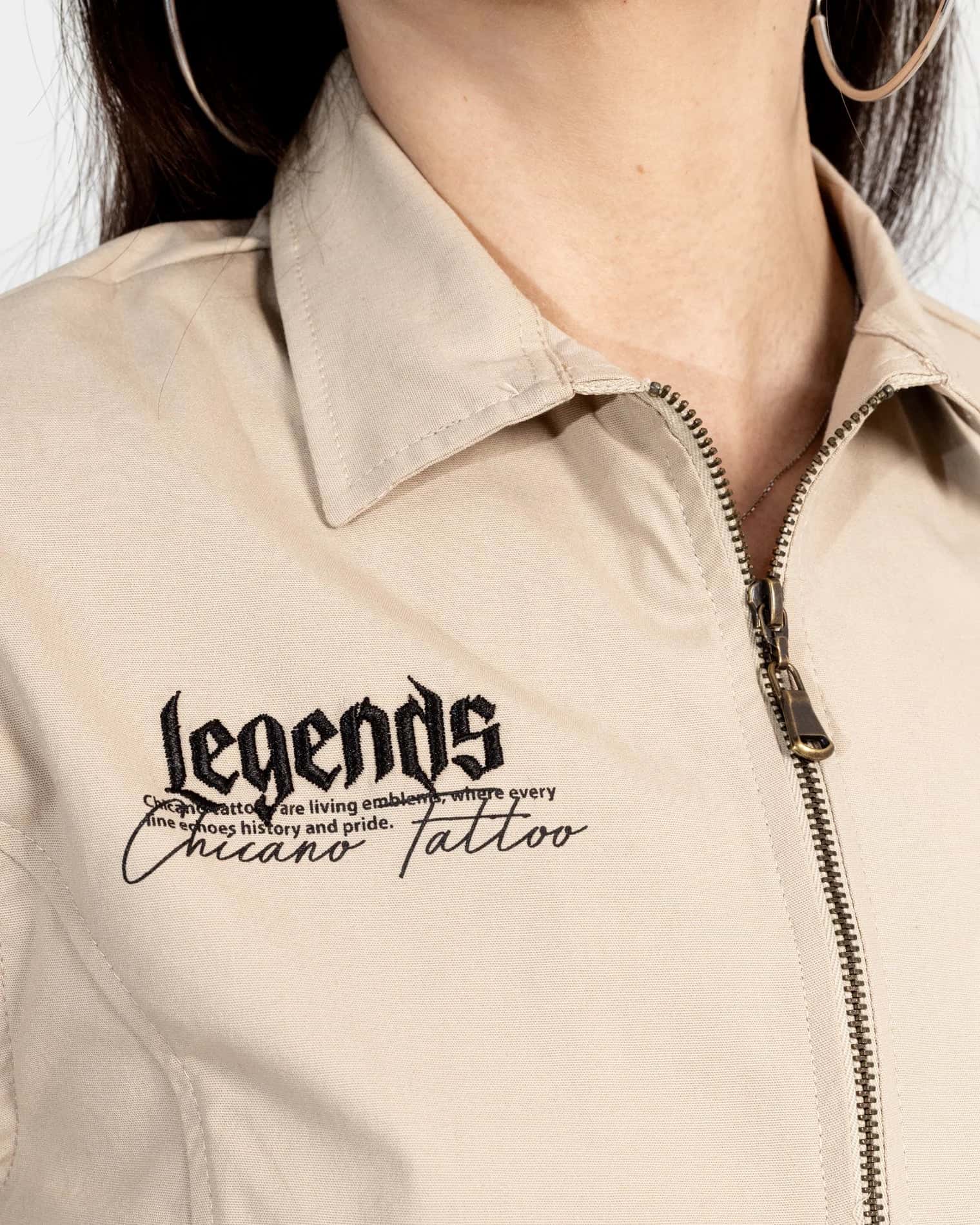 Crop Top Taupe Legends - miniatura 2