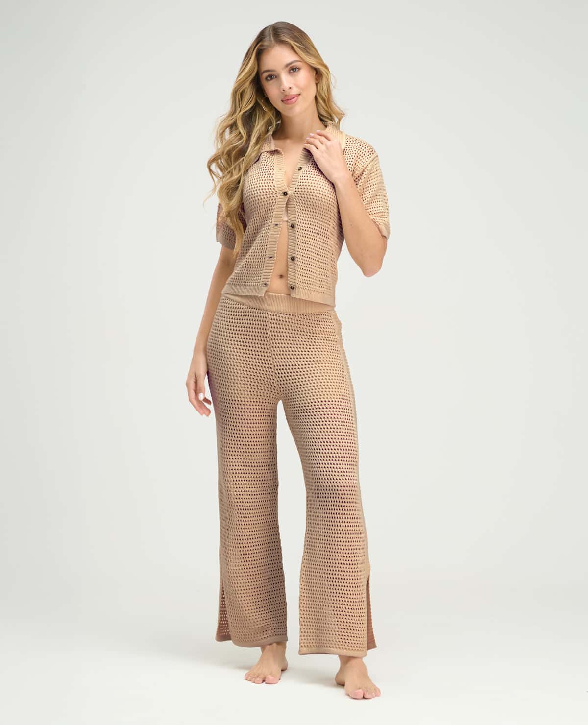Pantalón Tejido Calado | Pretina Elástica | Transpirable