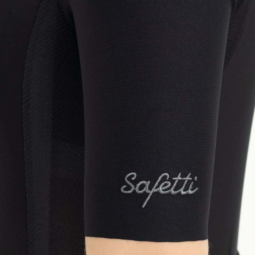 CAMISA CICLISMO MANGA CORTA VERONA NERO PARA MUJER - miniatura 4