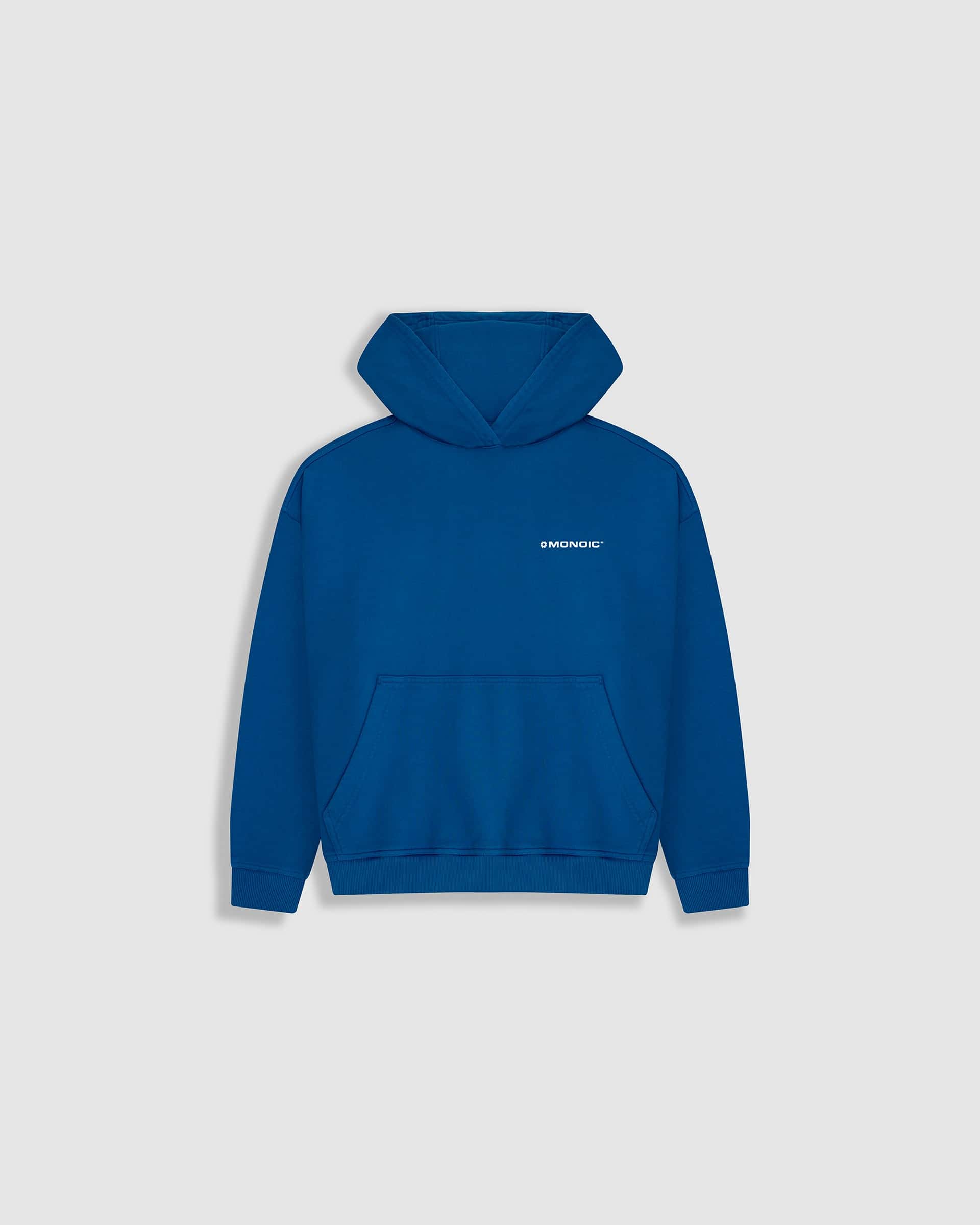 Hoodie Oversized Básico V4 - Azul Cobalto
