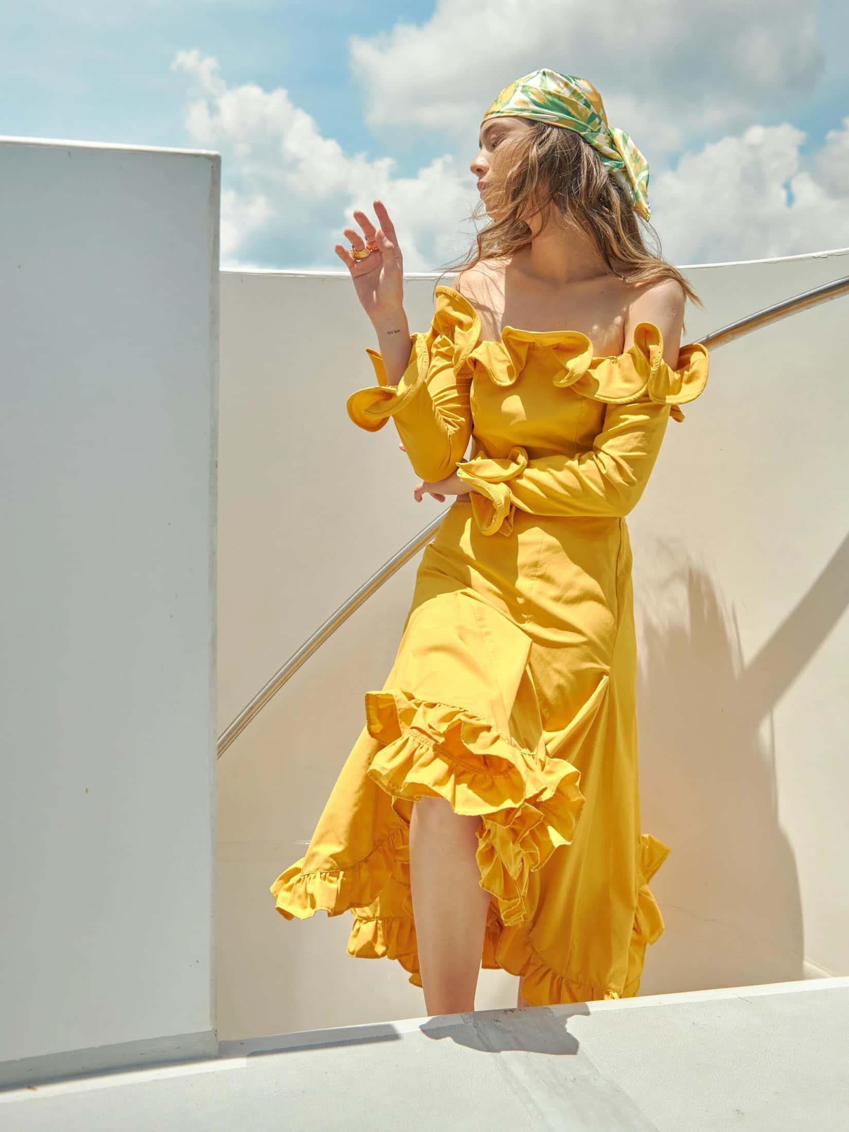 Blusa Trópico Amarillo Mostaza - miniatura 3
