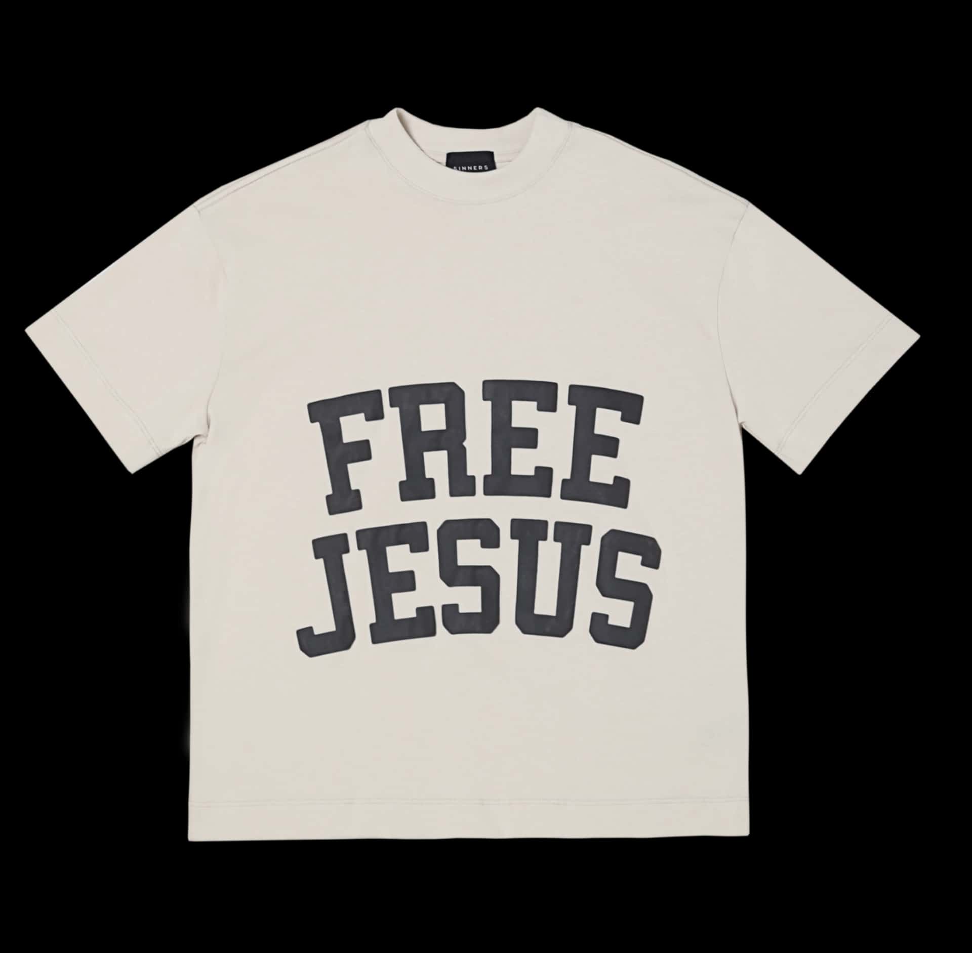 FREE JESUS OLIVE T-SHIRT