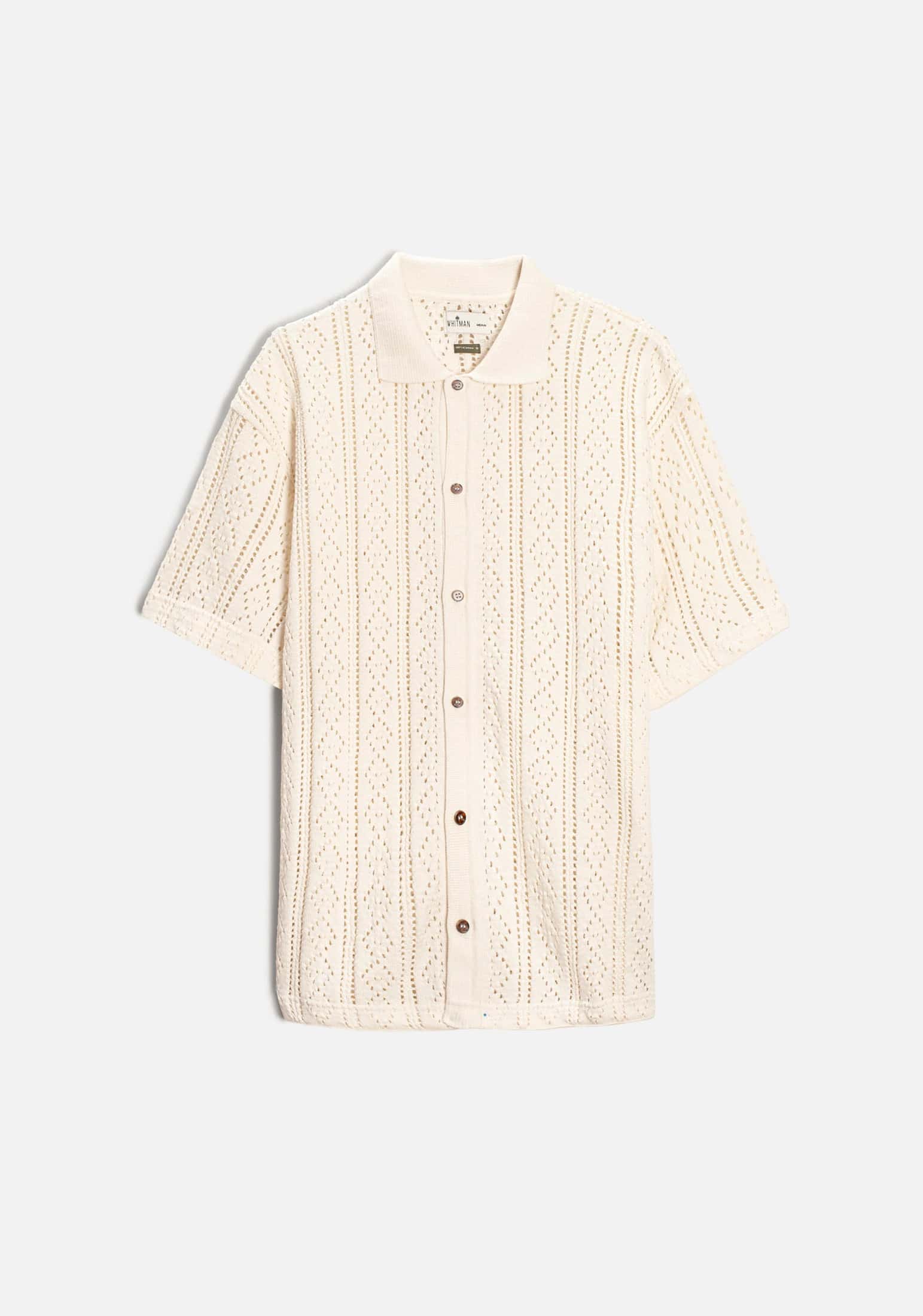 Camisa H Tejida Thomson Hueso