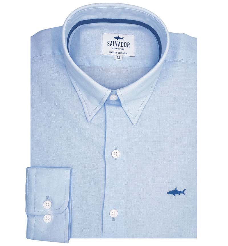 CAMISA AZUL CLARA