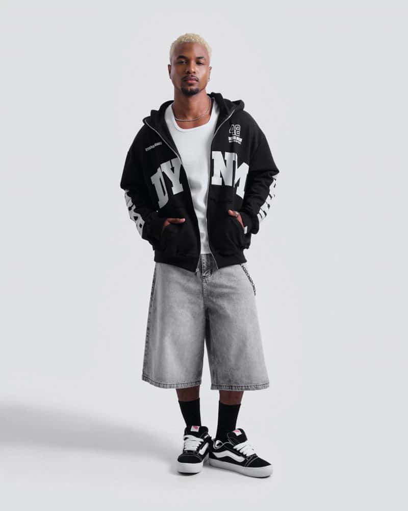 Hoodie Negro con Balaclava Street Armor - miniatura 5