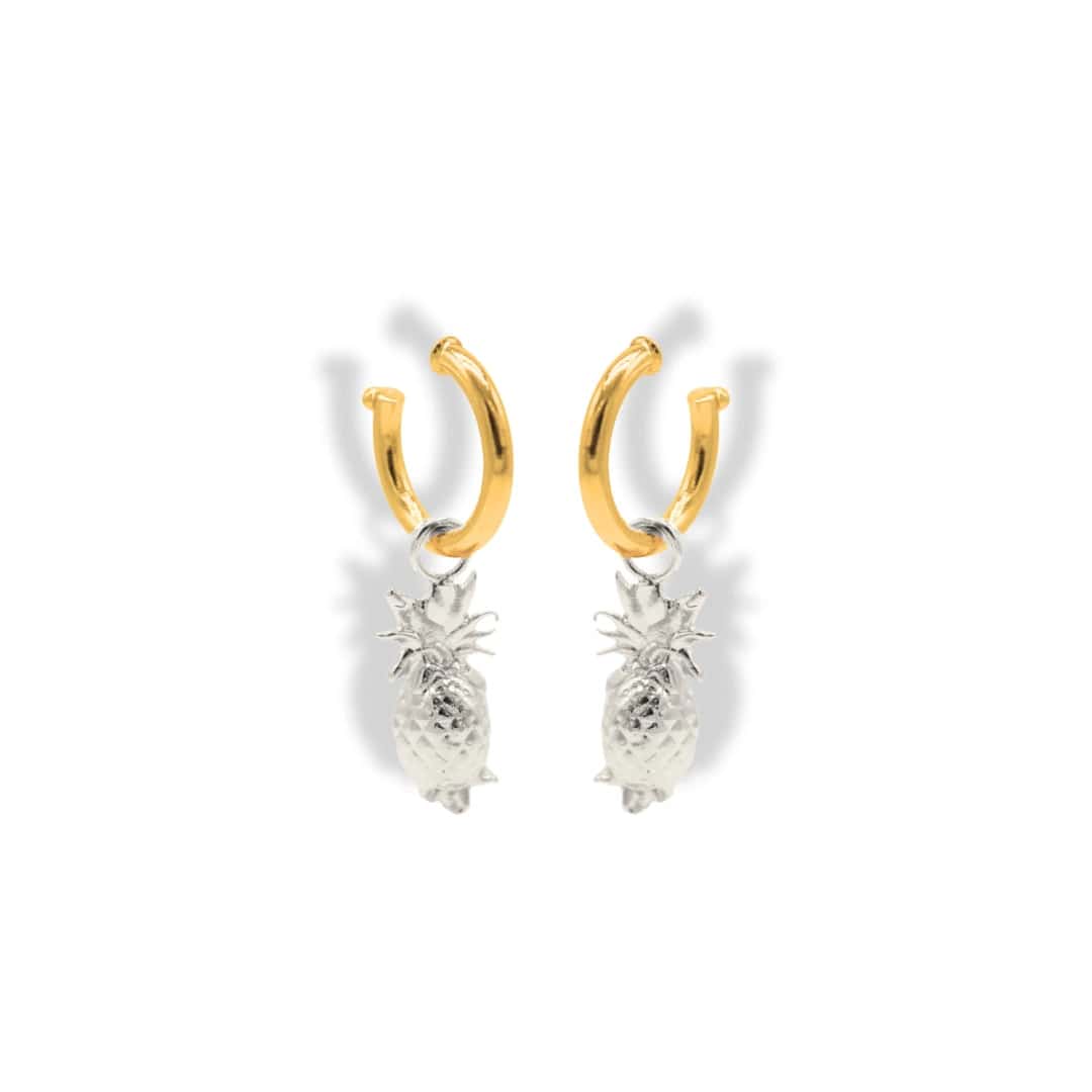 Charm de piña para candongas