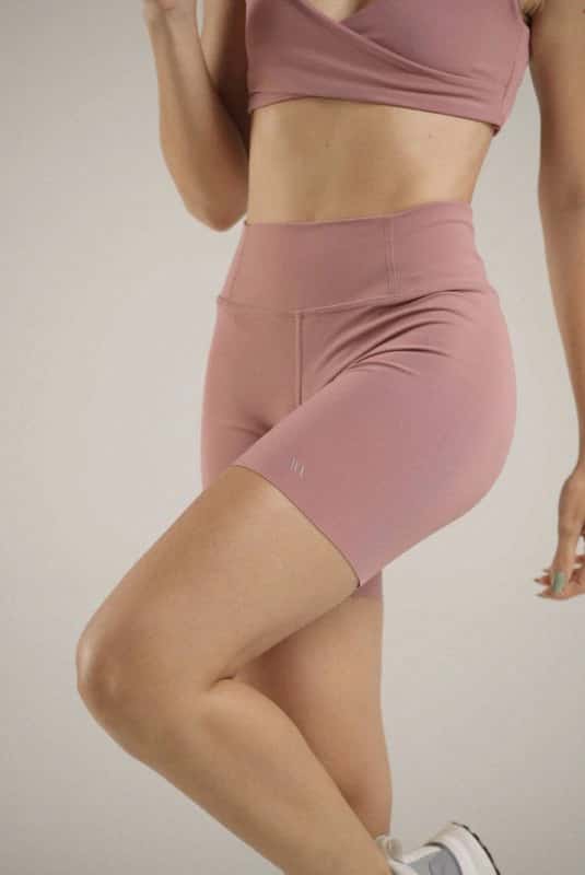 Twist High waist Biker Toulose Rose