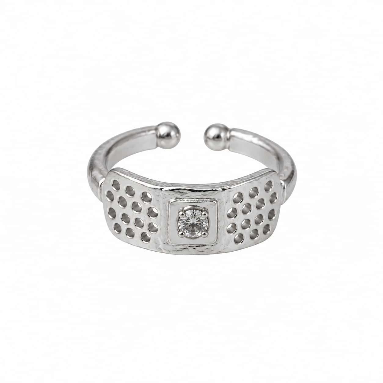 Anillo I'm Okay Plata - miniatura 1