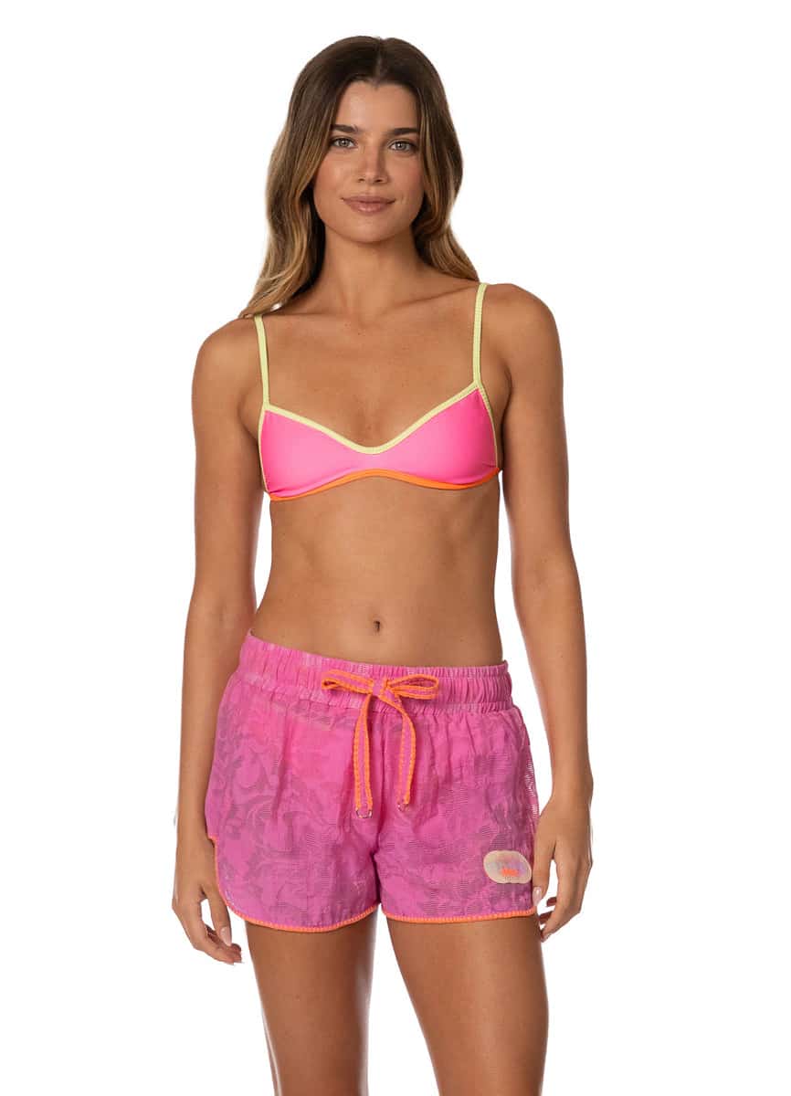 Maaji Fuchsia Flower Ryto Shorts