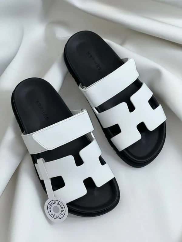 SANDALIA HERMES BLANCA VELCRO - miniatura 3