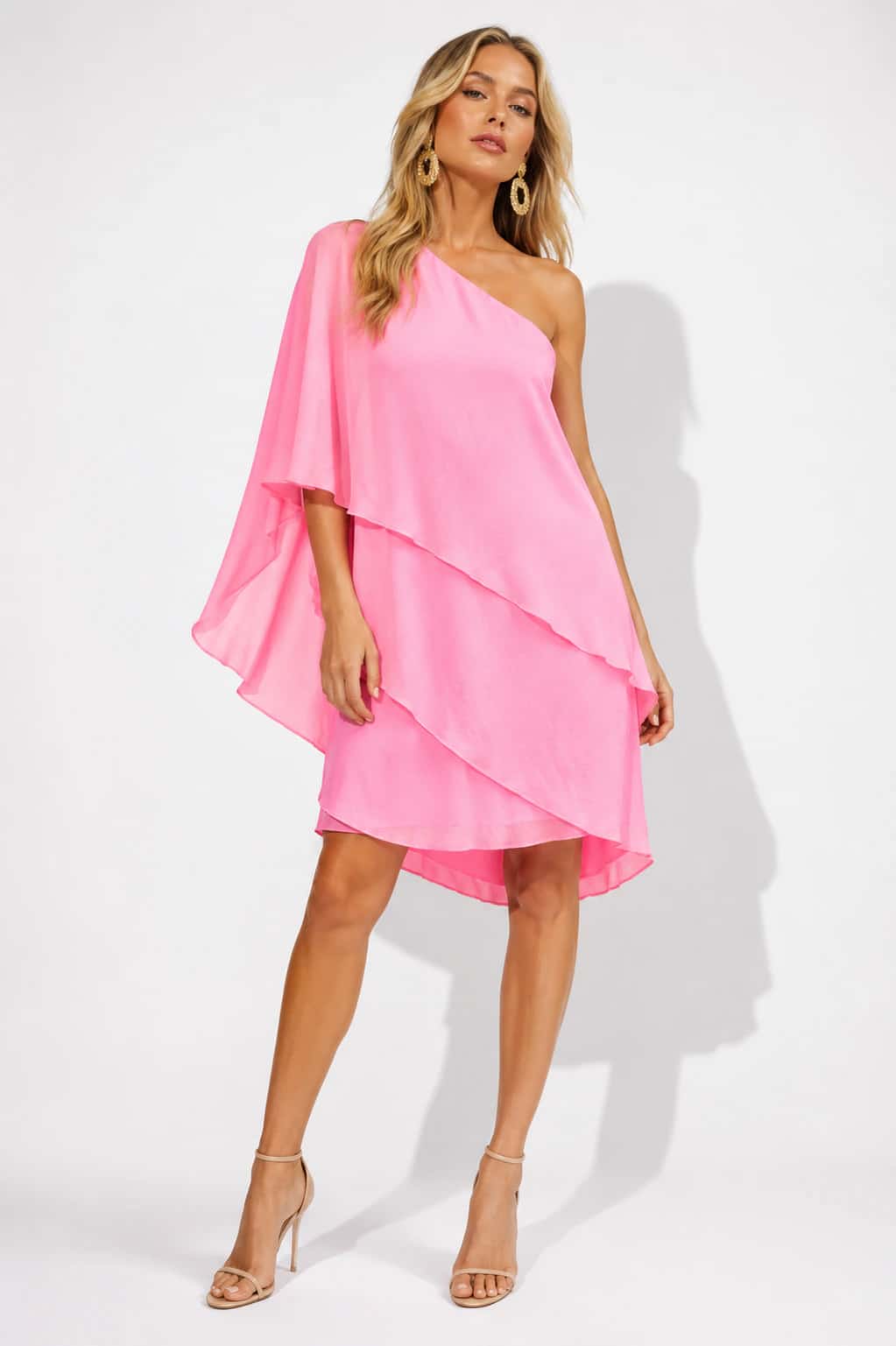Vestido Fortuna Rosado - miniatura 1