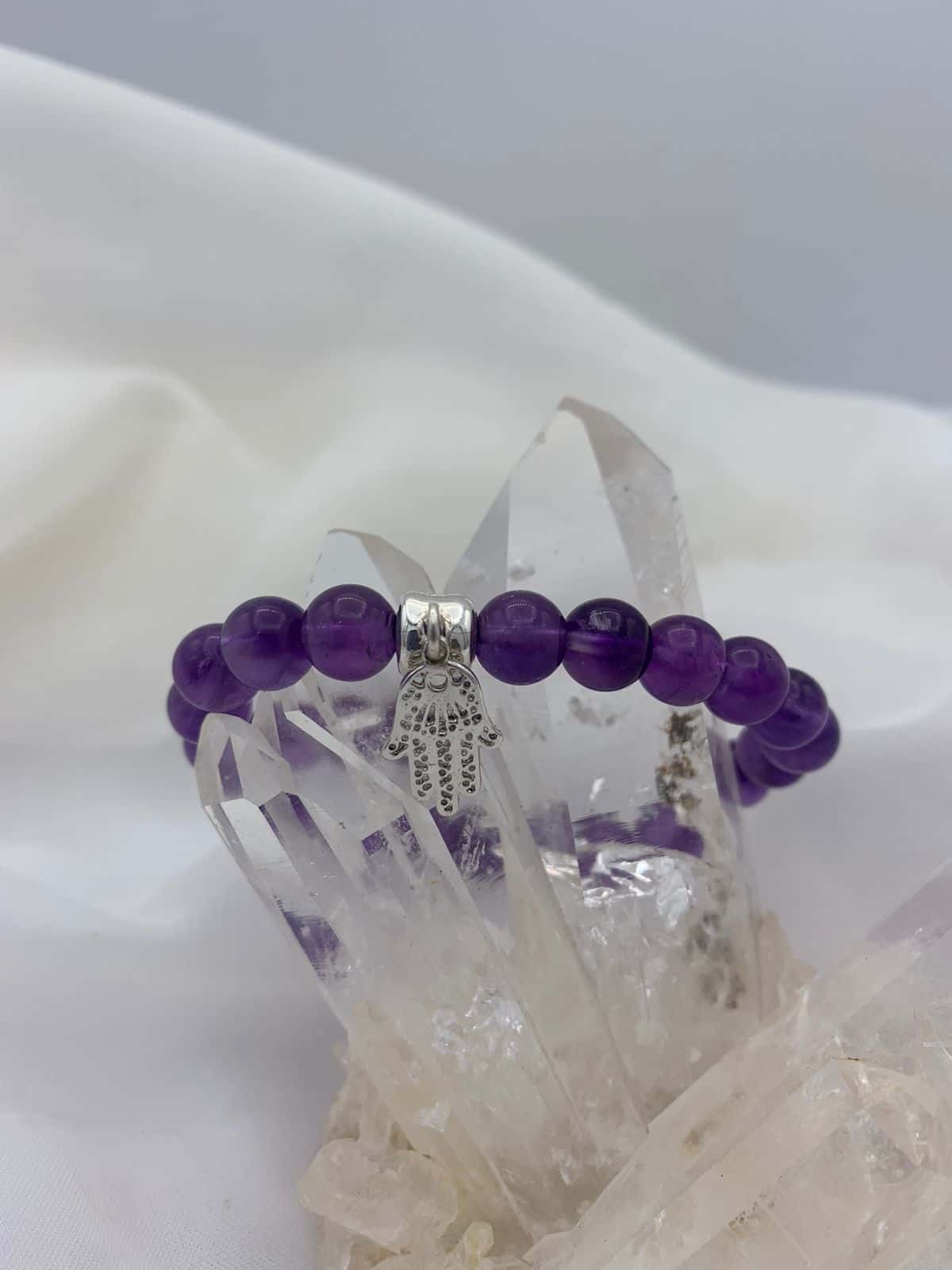 Pulsera Amatista dije Hamsa