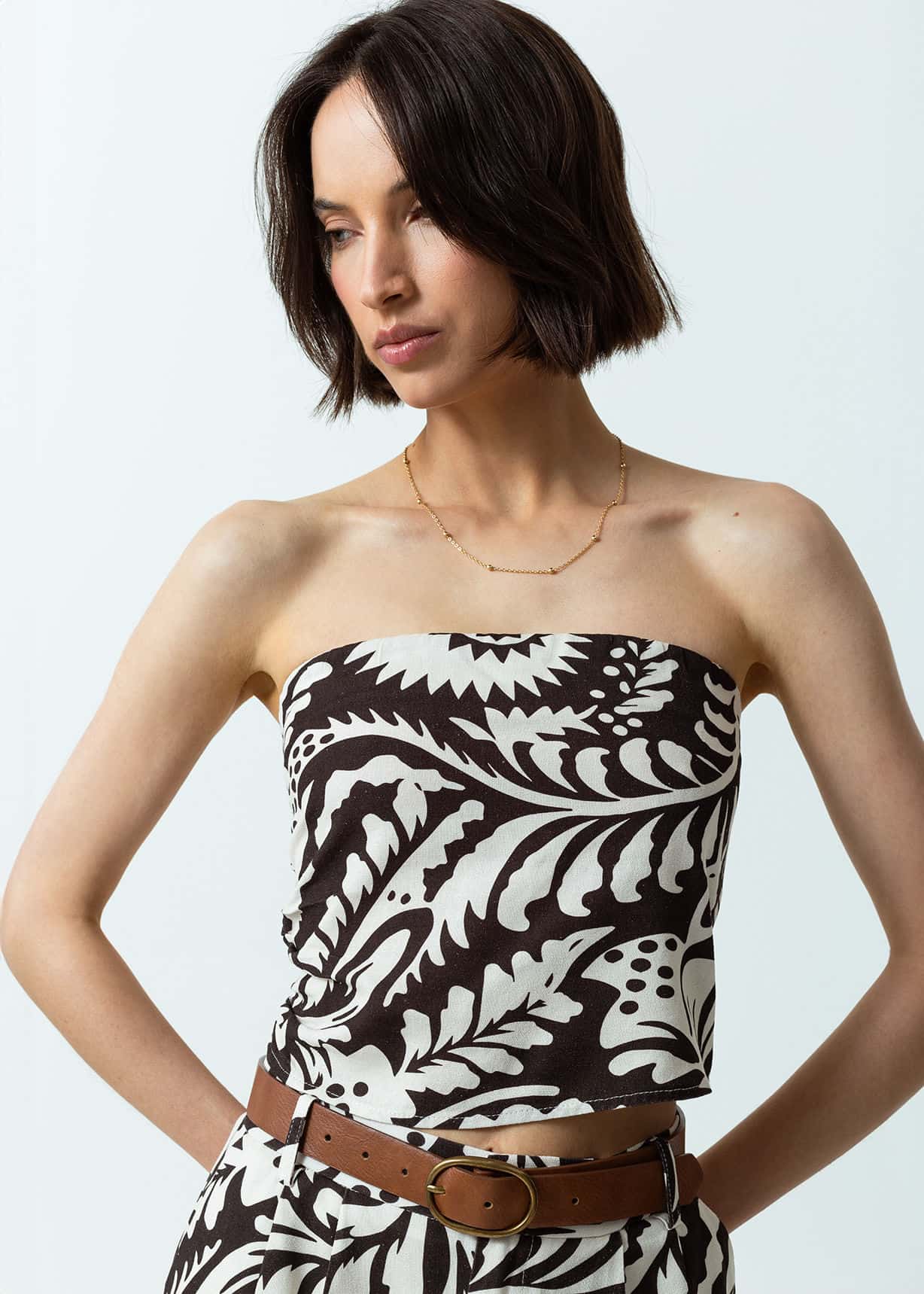 Camisa strapless