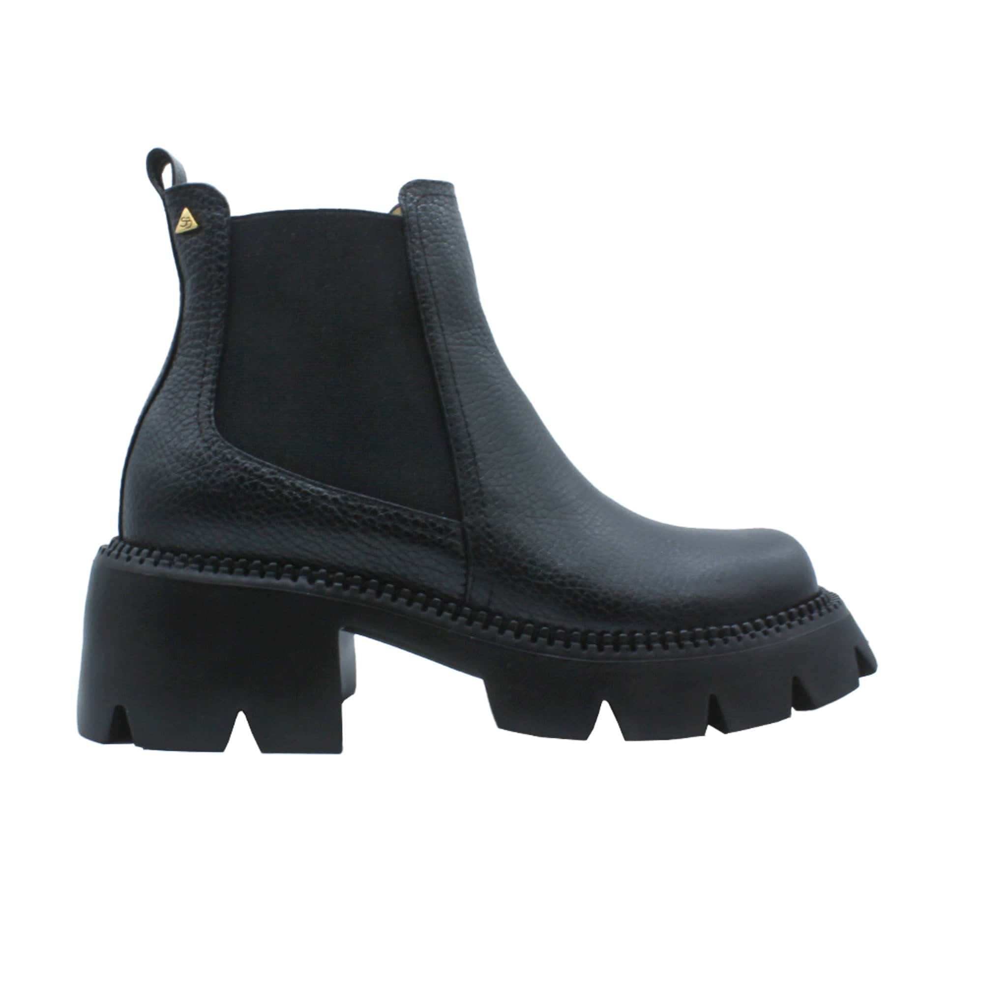 "Berlín" Botas Caña Baja en Cuero