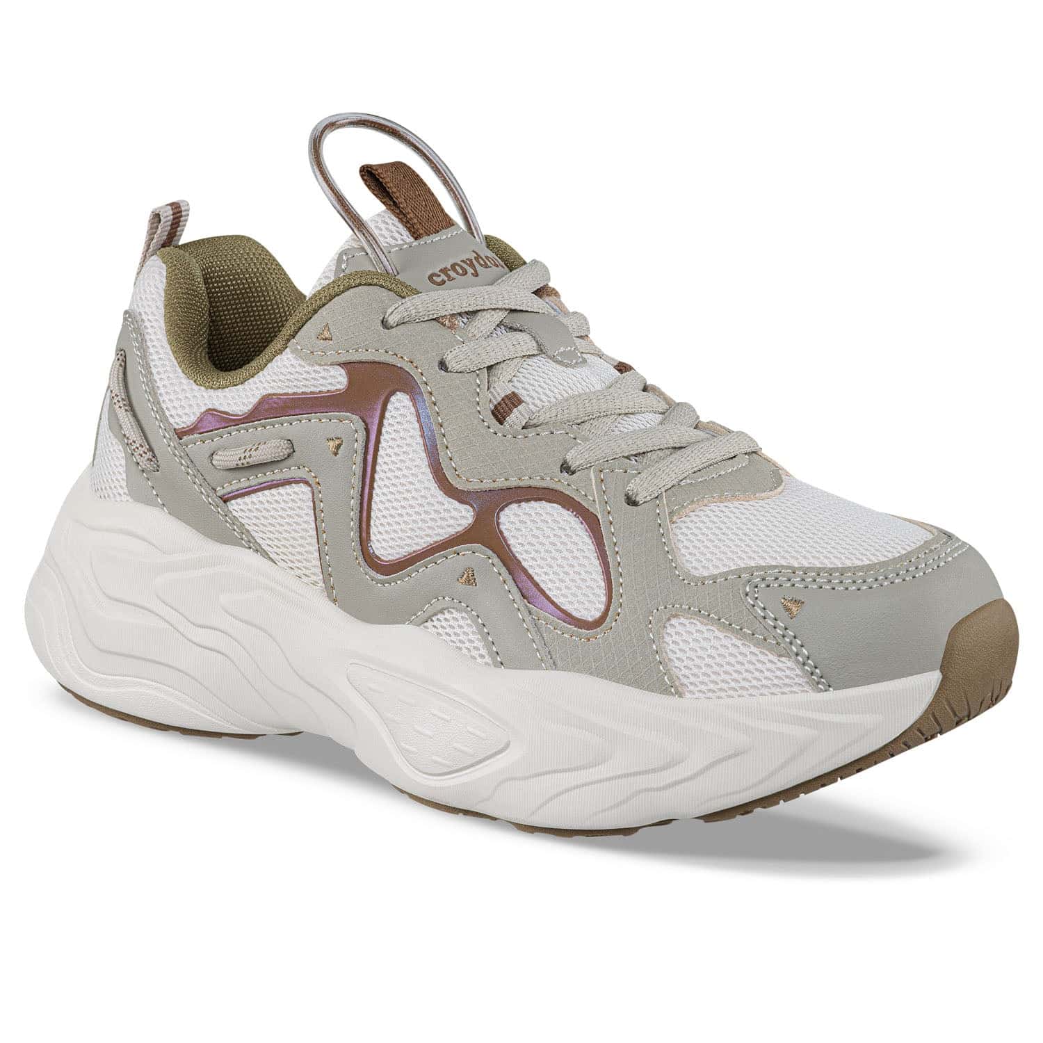 Tenis Urbanos Rucoz Beige Croydon Para Mujer