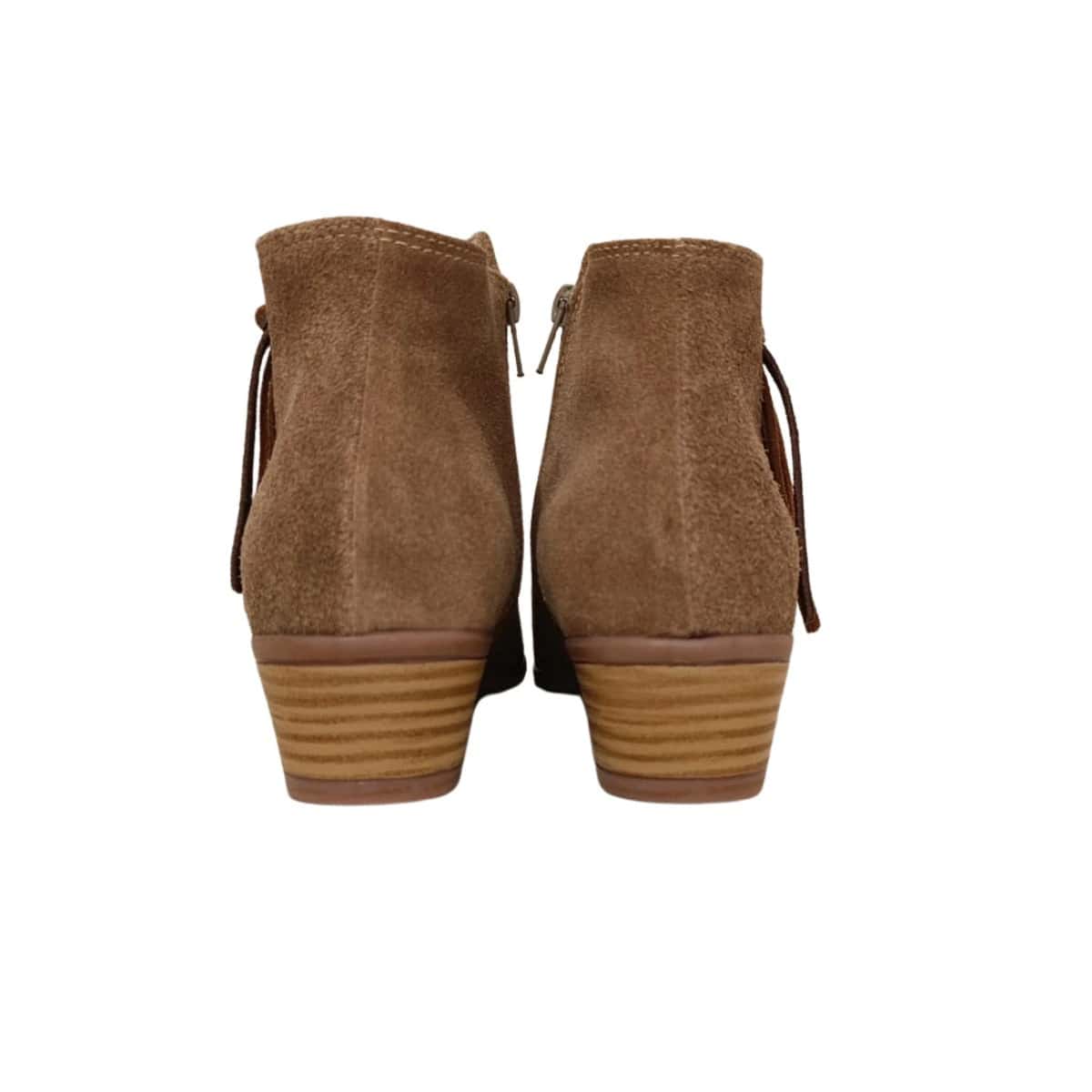 Botas  Cata Mujer Carnaza Almendra Flecos - miniatura 2