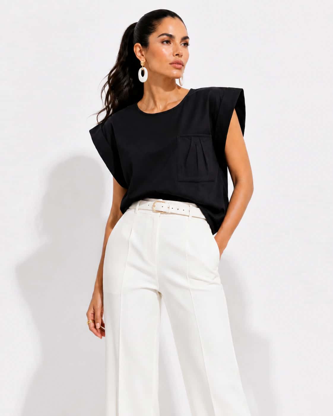 Blusa Felicidad negro