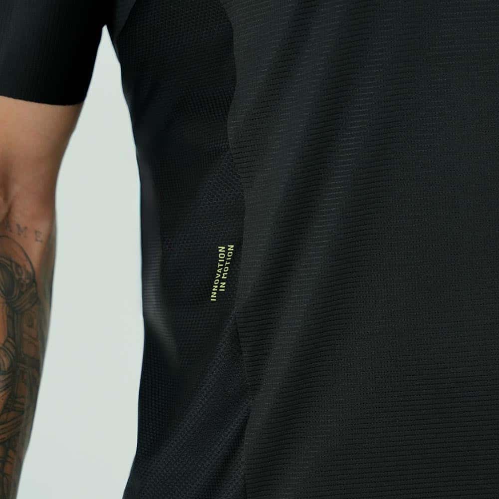 CAMISETA RUNNING MANGA CORTA PRO 405 NERO PARA HOMBRE - miniatura 3