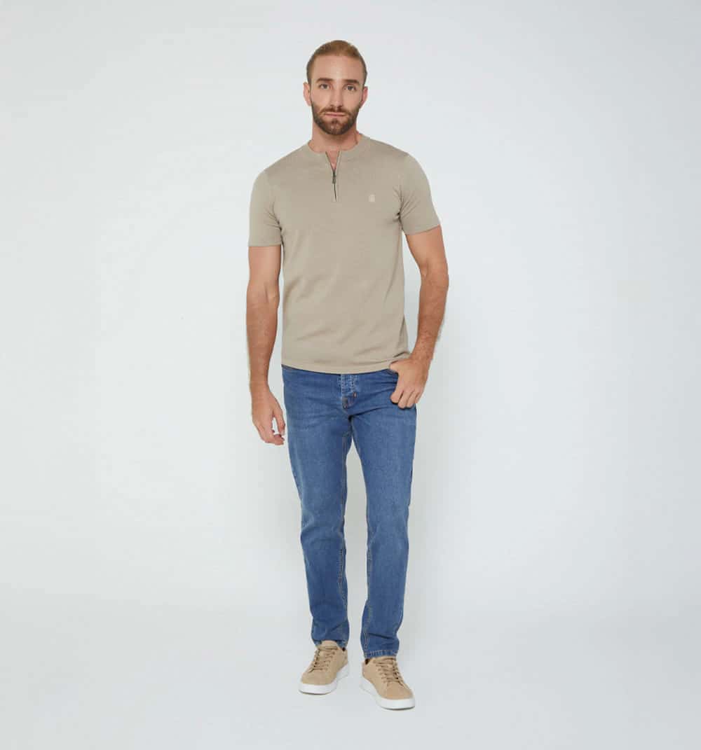 Camiseta tejida para hombre