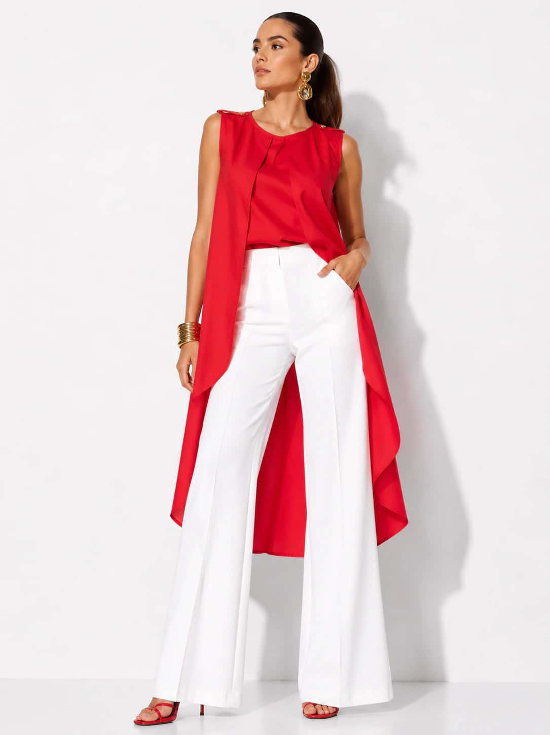 Blusa Luz Angela Rojo - miniatura 2