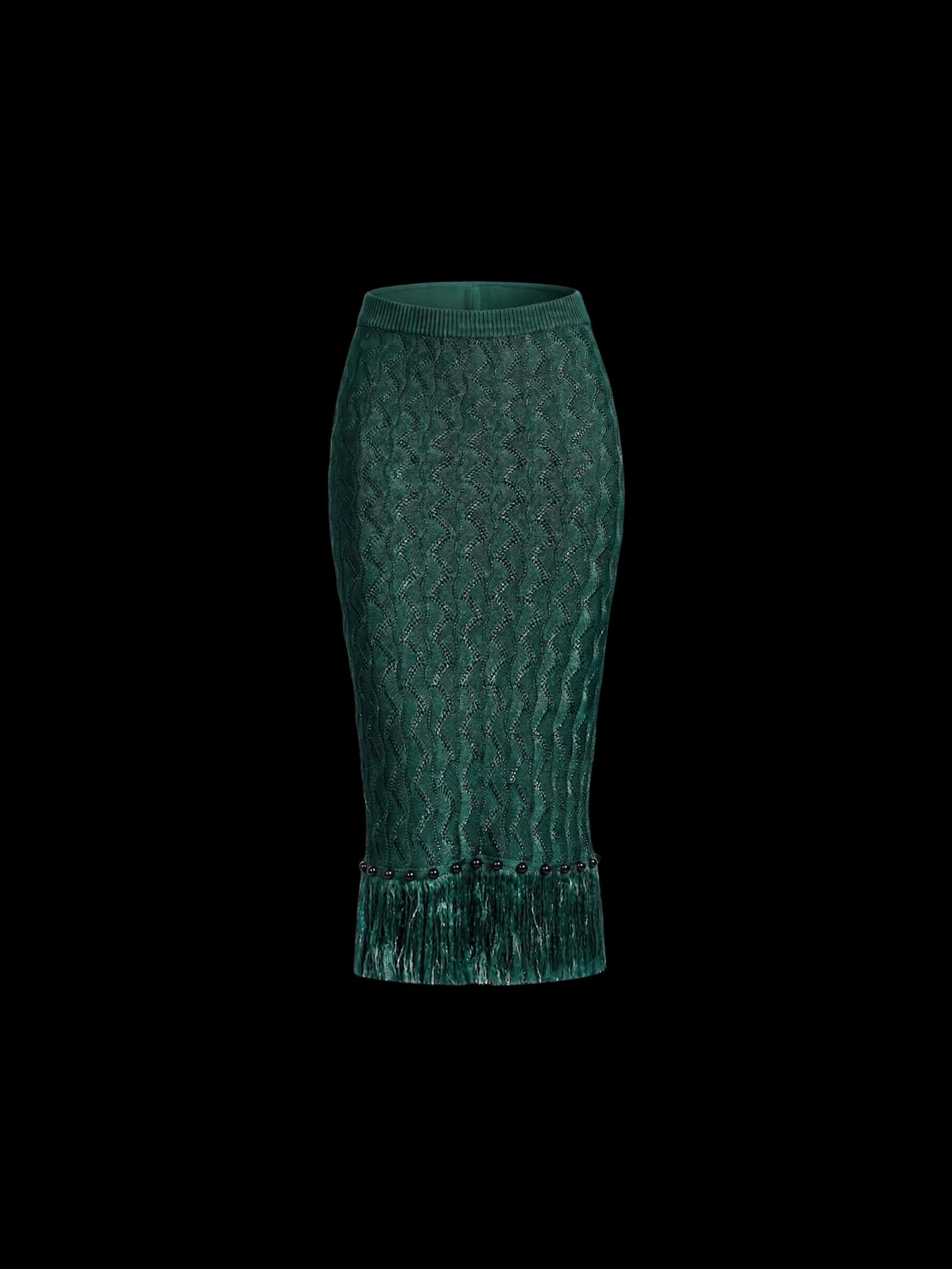 LORENZO SKIRT OLIVE GREEN - miniatura 1