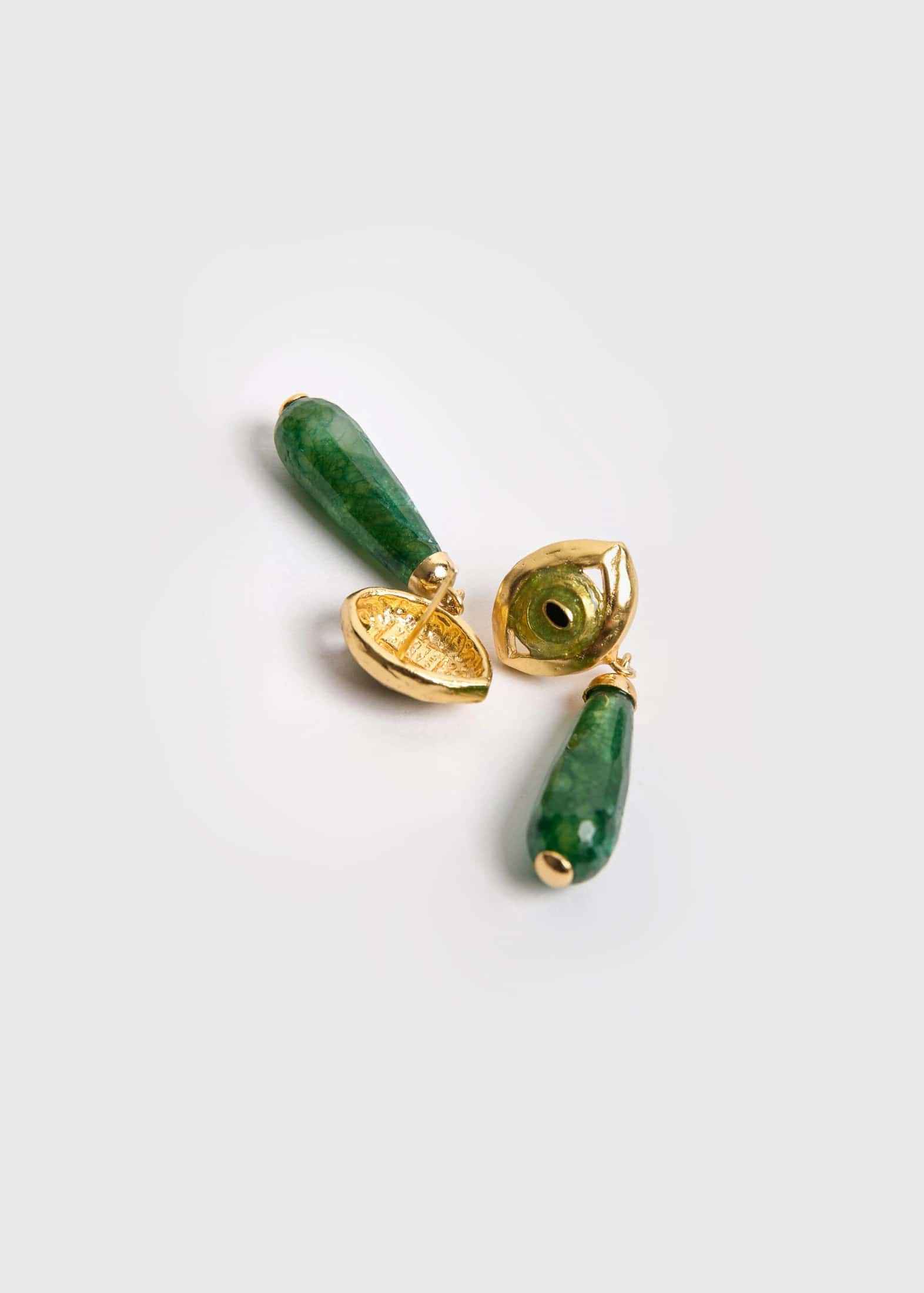 CAT DROP EYE EARRINGS