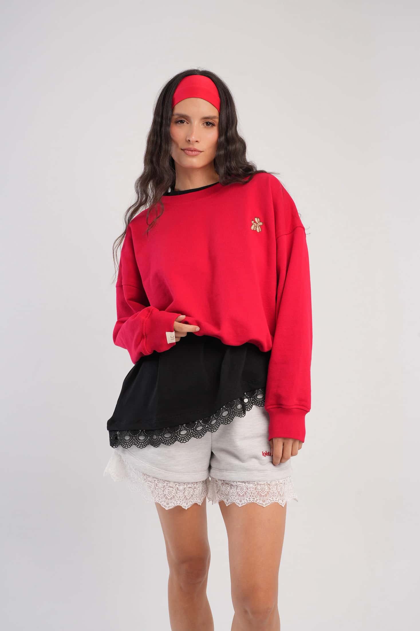 Love Crewneck - Rojo - miniatura 7