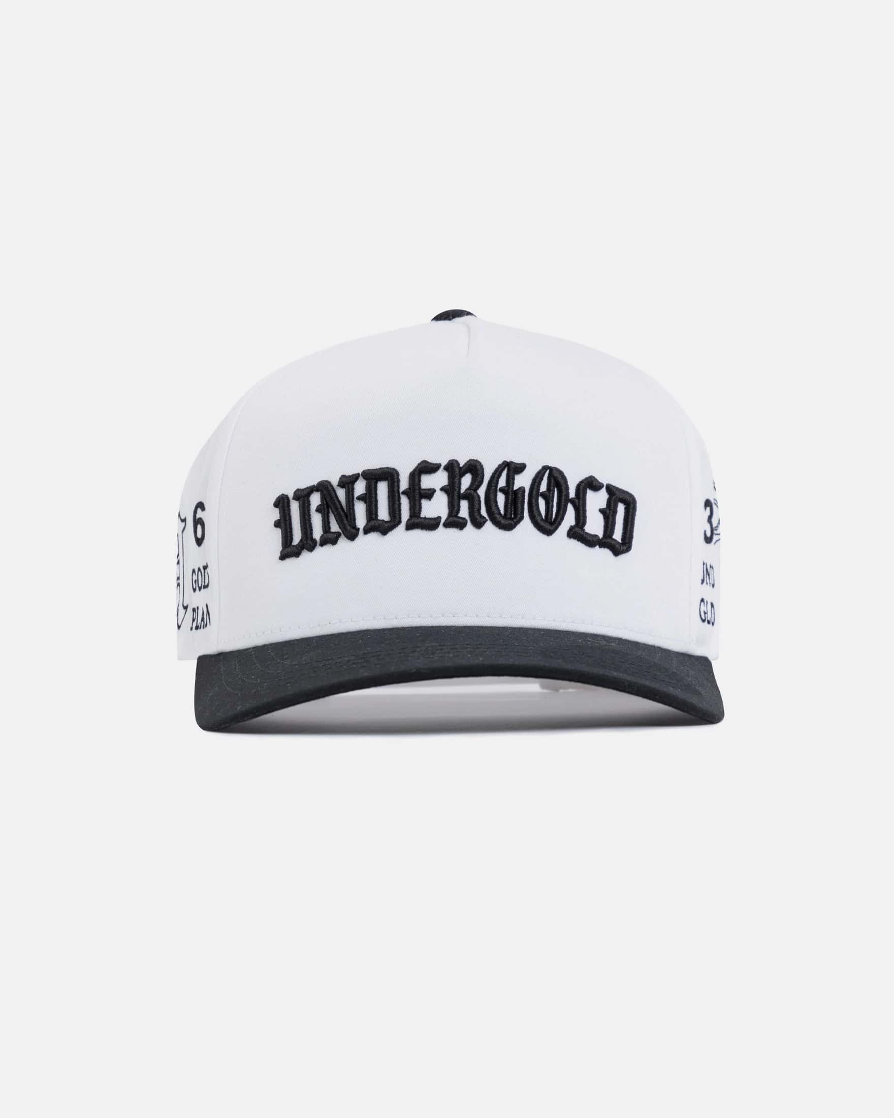 Basics God's Plan High Crown Cap White / Black