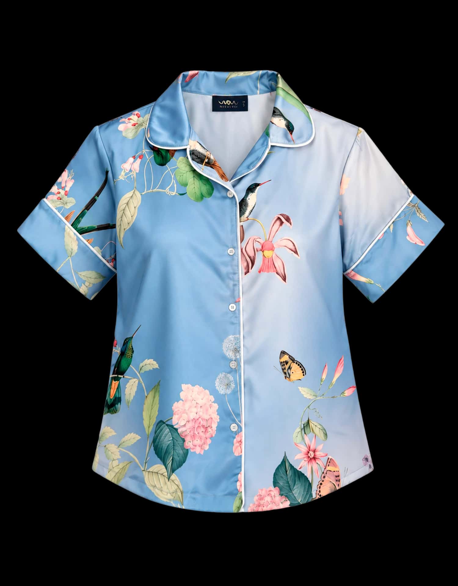 Pijama Corta - Blue Hummingbird