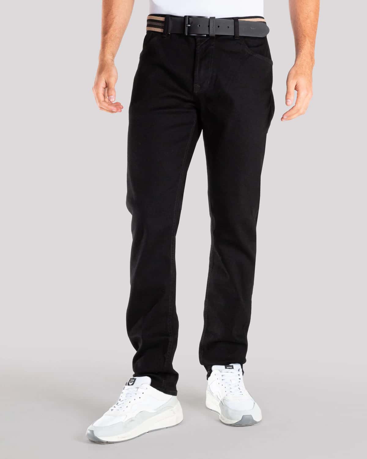 Jean negro para hombre