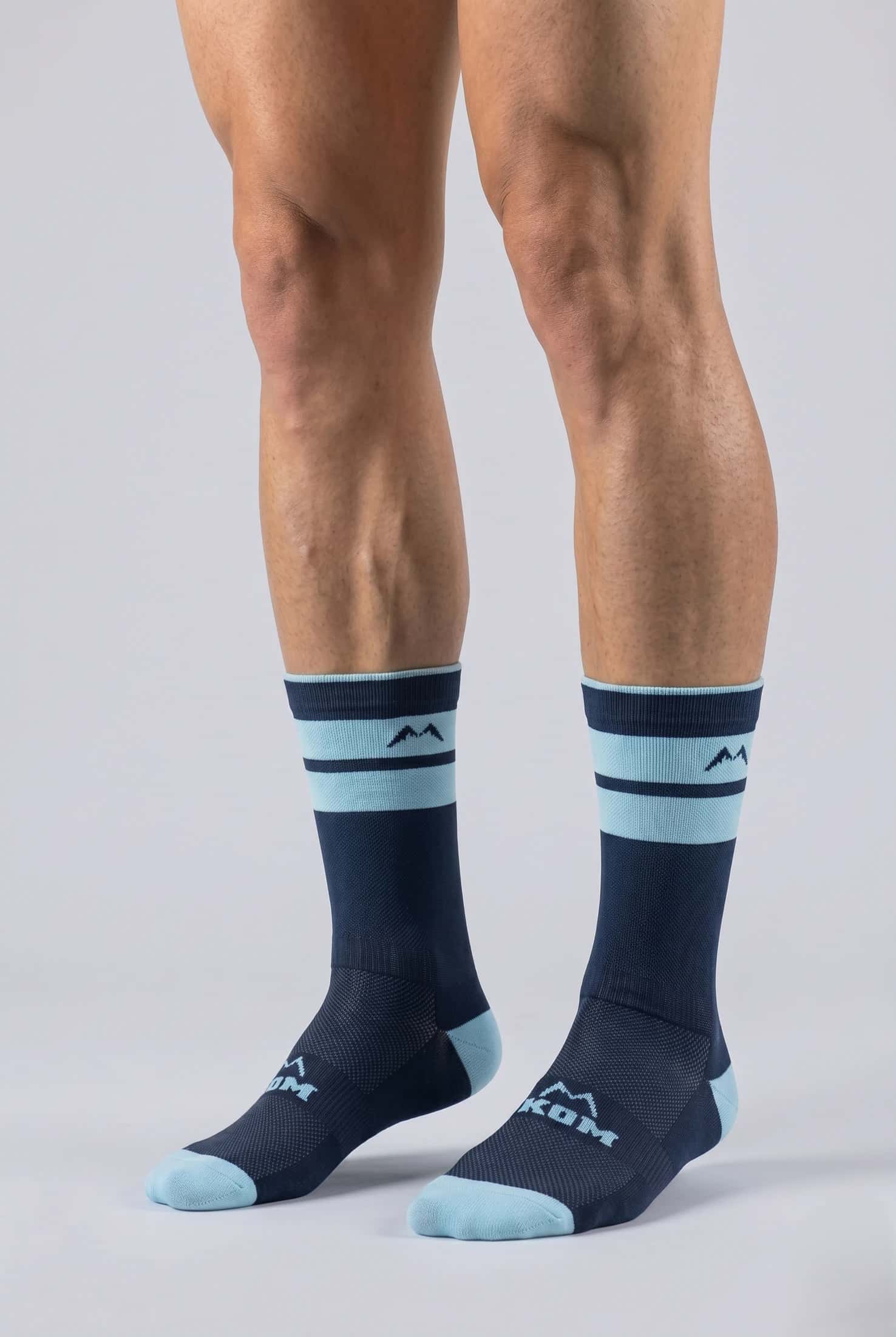 Medias KOM Dúo Stripe | Ciclismo y Running