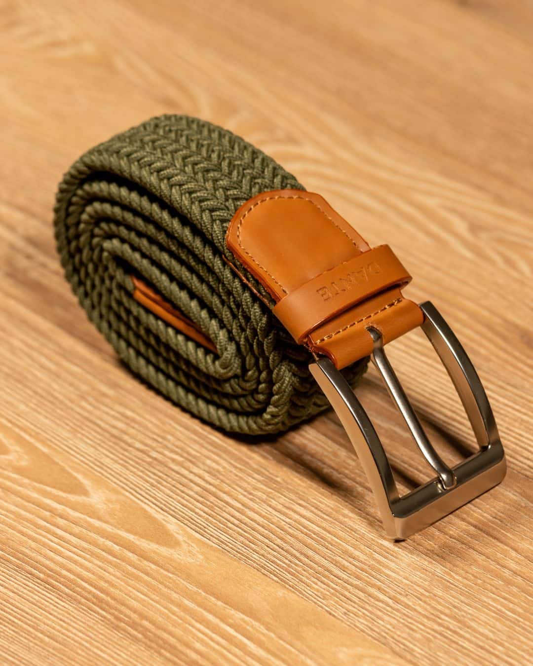 Cinturon Elastico Verde Militar