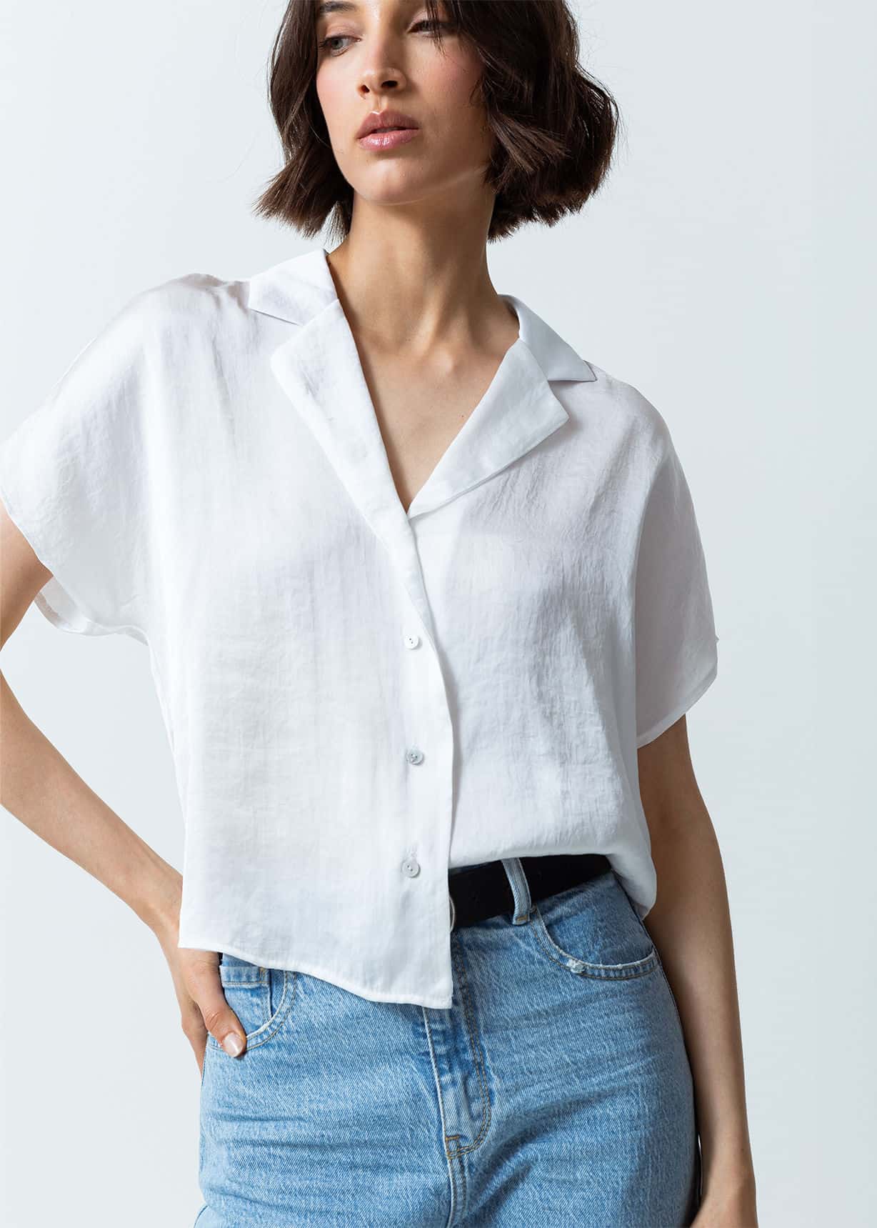 Camisa clásica manga corta
