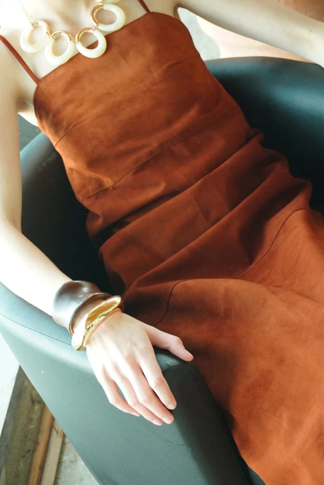 "LA OLA" TERRACOTTA DRESS (PRE-ORDER) - miniatura 5