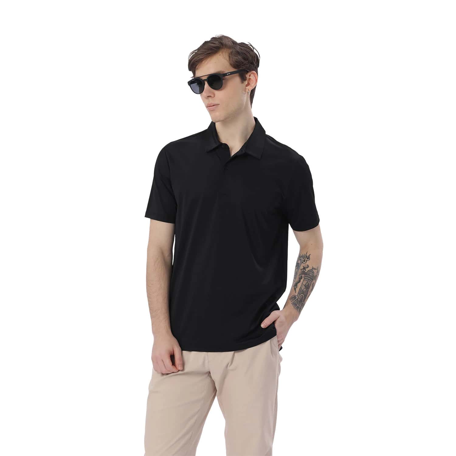 Camisa Polo para Hombre Persian Negra
