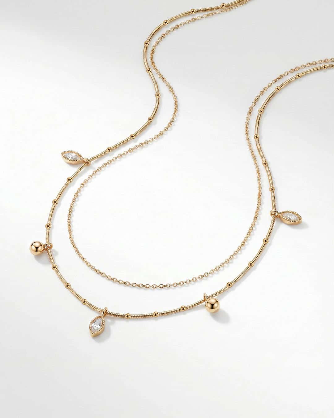 Bodychain Doble Mini Cristales