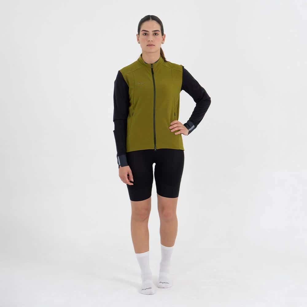 CHAQUETA CICLISMO THERMALTECH OLIVE UNISEX