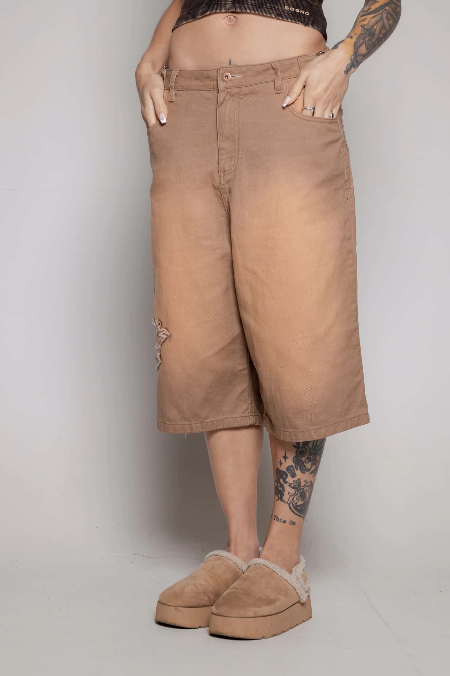 Jorts Dama Courage Sogno-Camel
