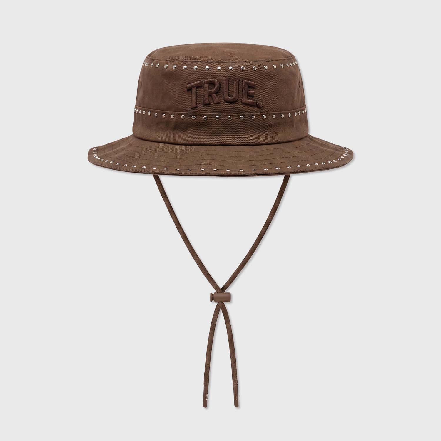 Crystal Worn Fisher Hat - Brown