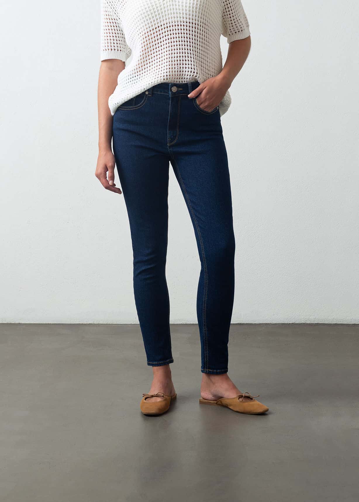 Jean fit cinco bolsillos
