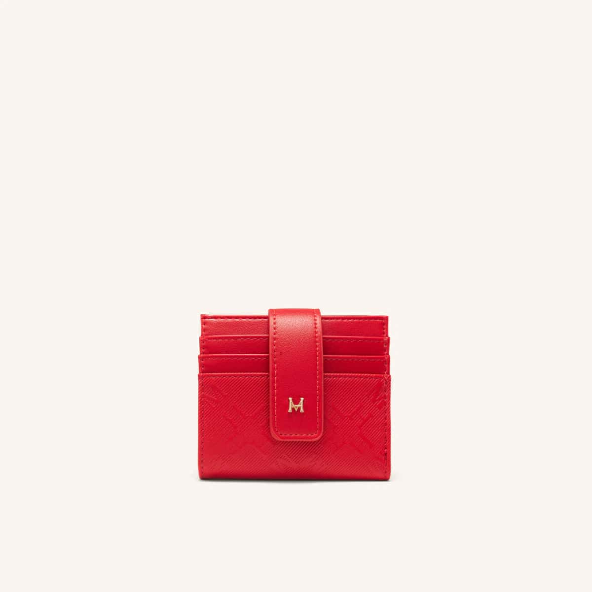 Tarjetero Broche Kantu Rojo Kroma
