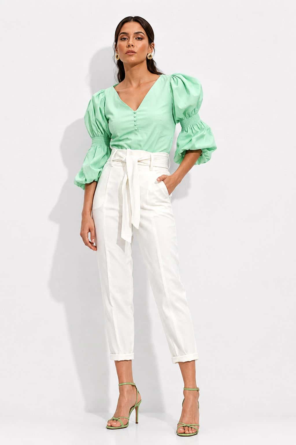 Blusa Vico Verde Menta - miniatura 2