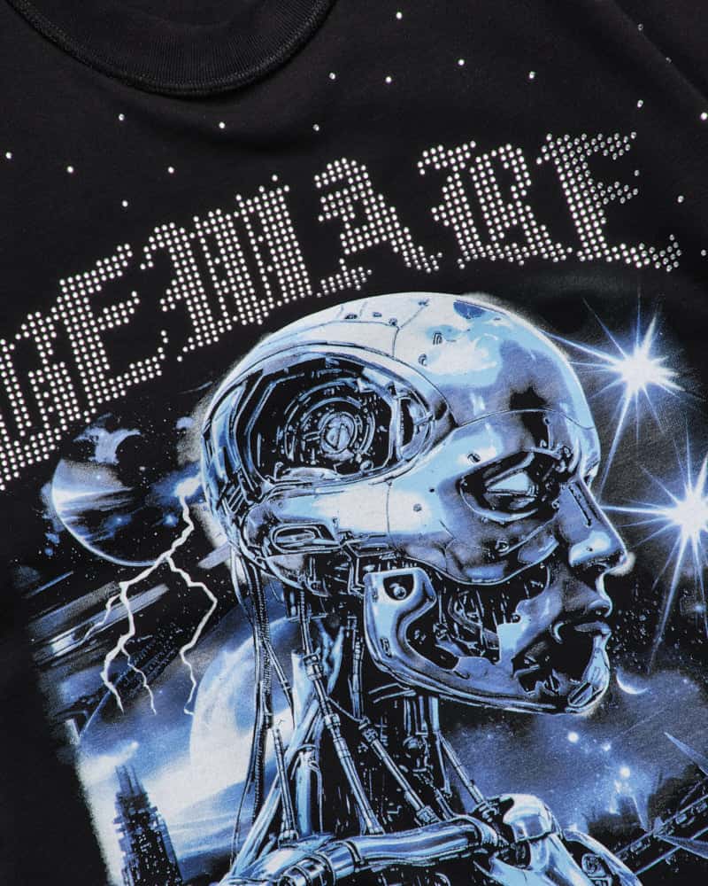 Camiseta Negra Oversize Code X - miniatura 3